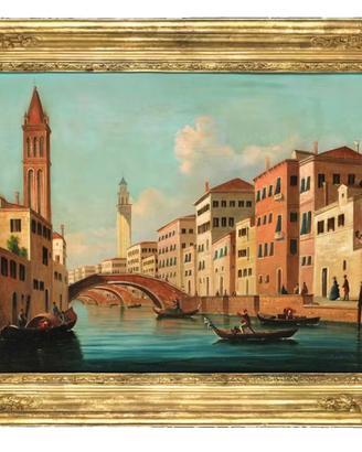Artista Fine del XIX Secolo, Veduta di Venezia