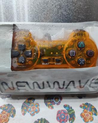 Controller Playstation 1 boxato nuovo arancione