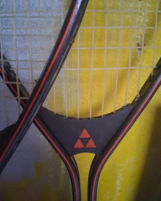coppia racchette fischer vintage 
