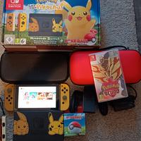 nintendo switch edizione Pokemon pickachu ed eevee