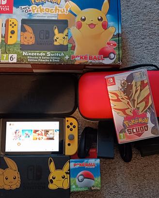 nintendo switch edizione Pokemon pickachu ed eevee