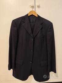 abito completo blu scuro in frescolana 46