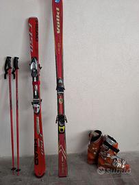 Set Sci, sciHead, Volkl Carver, scarponi e bastoni