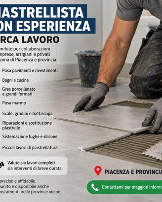 PIASTRELLISTA CON ESPERIENZA