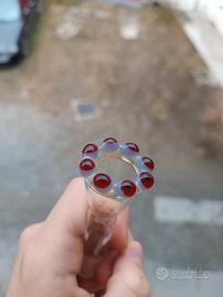 Braciere Roor Crowned 18mm Azzurro E Rosso NUOVO