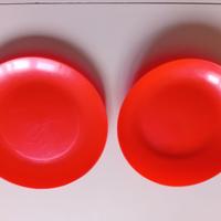 Piatti in plastica rigidi riutilizzabili lavabili