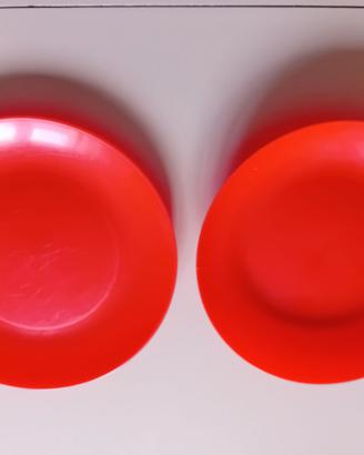 Piatti in plastica rigidi riutilizzabili lavabili