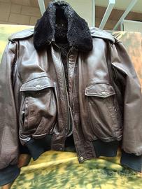 giubbotto vintage anni 80 aviatore