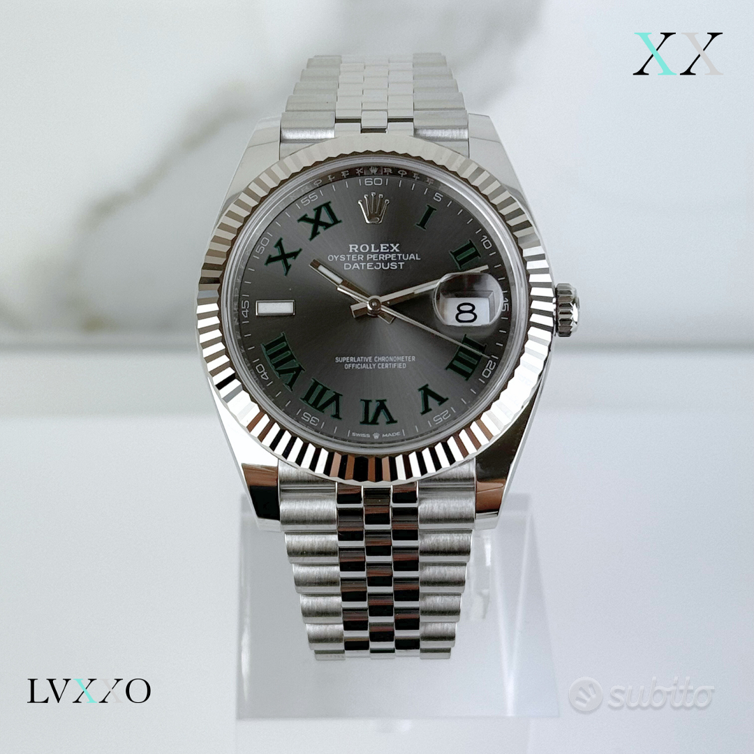 Rolex Datejust 41mm Wimbledon Abbigliamento e Accessori In vendita a Udine