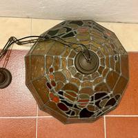 Lampadario cupola stile Tiffany anni ‘70