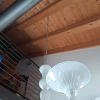 Lampadario veneziano bianco
