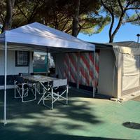 Roulotte 1985 con veranda cucinotto gazzebo