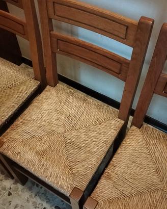 Sedie cucina marca Scavolini in legno