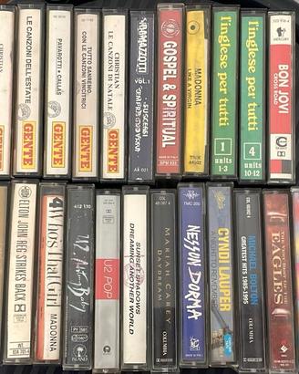 set audiocassette cassetta musicale