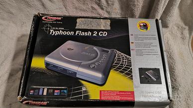 Masterizzatore CD Esterno Typhoon Flash 2 CD 