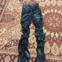 Leggins di pelle