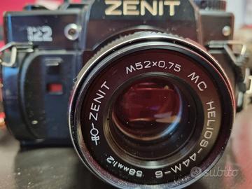Zenit 122 Reflex Analogica 35mm + Obiettivo Helios