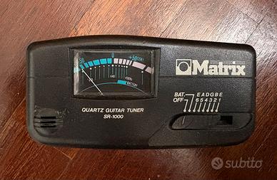 Accordatore Matrix SR-1000 Quartz Guitar Tuner