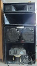 Impianto Audio con ampli finale Peavey CS 1200