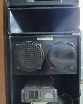 Impianto Audio con ampli finale Peavey CS 1200
