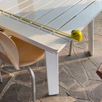 Tavolo in legno laccato bianco foppapedretti