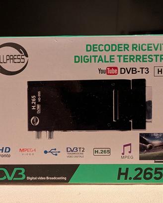 DECODER RICEVITORE "Digitale Terrestre HD" 