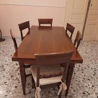 tavolo con 6 sedie