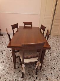 tavolo con 6 sedie