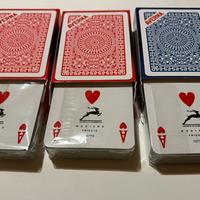 Carte poker Modiano Averna 3mazzi originali ottime