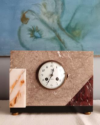 Orologio da tavolo Decò in marmo