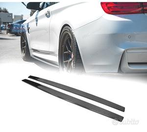 ESTENSIONI MINIGONNE BMW F80 F82 F83 IN CARBONIO