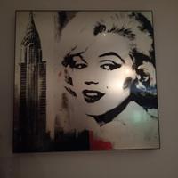 Quadro foto Marilyn 60x60