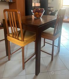 Tavolo legno massello allungabile