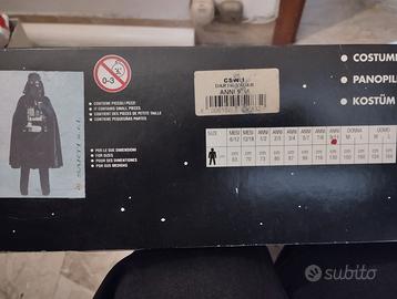 Costume carnevale Darth Vader star wara