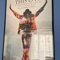 Michael Jackson - quadro locandina This is it