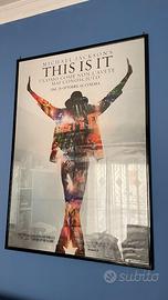 Michael Jackson - quadro locandina This is it