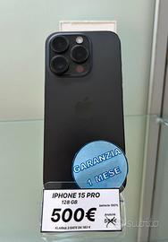 IPHONE 15  PRO 128GB BATTERIA 100%