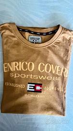 T-shirt Enrico Coveri marrone chiaro XL