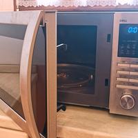 Microonde acciaio Sharp 25 litri 900W Grill