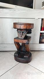 Scultura sgabello - arte africana / tribale