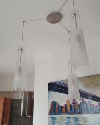 lampadario a tre fili 