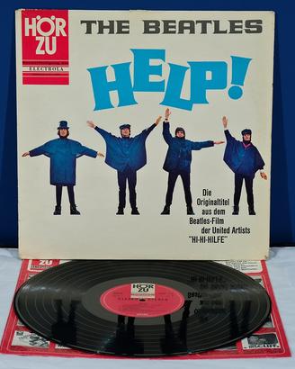 The Beatles HELP LP Vinile *EX-/EX-* 1965 RaRo