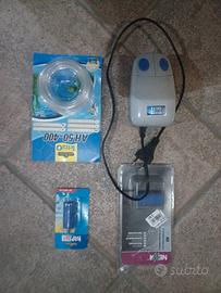 Areatore con tubo e pietre porose nuove.  N.6