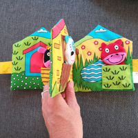 Libretto in stoffa e burattini - La città del sole