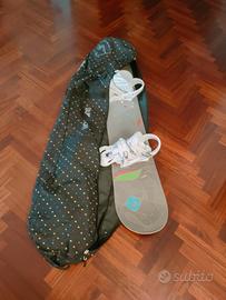 tavola BURTON snowboard+attacchi stiletto 