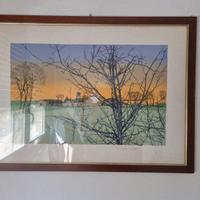 Stampa Tiratura 67/100 Paesaggio Quadro Vintage