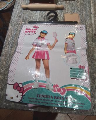 abito tennista hello kitty anni 3/4
