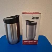 Bialetti Travel Mug 420ml acciaio inox nuova