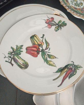 Set piatti frutta vintage