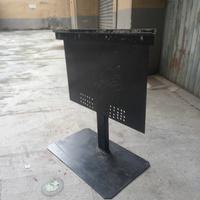 base metallo con staffa porta tv